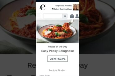 Epicure Recipe Search - Mobile