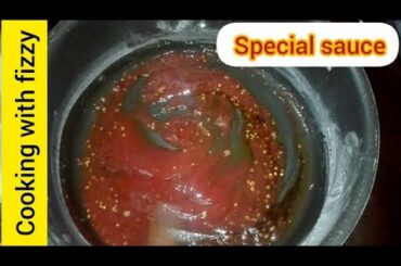 Red Sauce Recipe by cooking with fizzy | Shawarma Red Sauce | Red Chili Sauce