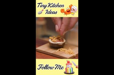 Tiny Frito Chili Pie #Shorts #TinyKitchenIdeasShorts #TinyKitchenIdeas