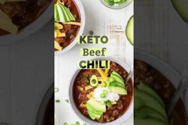 EASY KETO BEEF CHILI RECIPE [LOW CARBS]