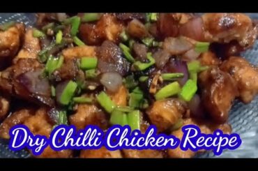 #Chicken Chilli Dry Recipe  | Restaurant Style Chilli Chicken Dry | Tasty Chinese Recipe | #ARM
