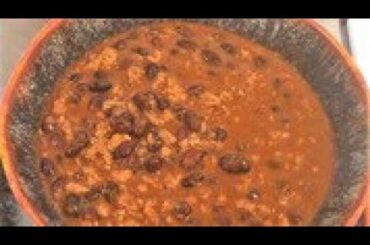 Best Black Beans & Turkey chili #Chili#Chilibeans#Chilirecipes