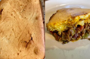 Full Pan Cornbread Chili