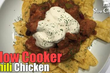 Slow Cooker Chili Chicken
