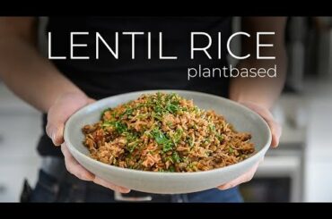 THIS ONE POT LENTIL RICE RECIPE WILL PAN OUT AMAZING