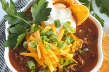The BEST Slow Cooker Chili Recipe #shorts
