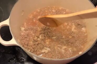 Dinnertime. Award winning competition chili with a twist recipe.