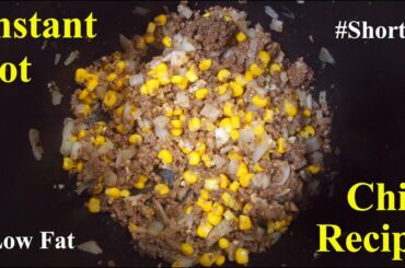 Low Fat Plant-Based Chili #Recipe | Instant Pot #Shorts