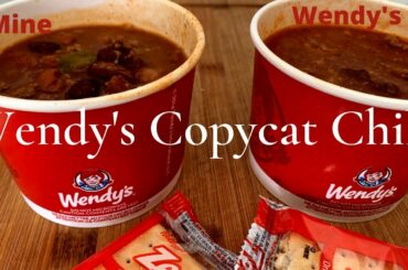 I think the BEST Wendy's Chili Copycat Recipe!! Side by side taste test with hubby ! A collaboration