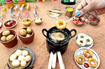 Potato Garlic Rings With Chilli Garlic Tomato Chatni || Miniature Potato Rings||Crispy Potato Chips