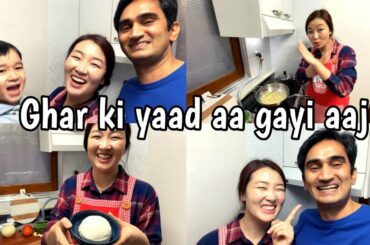 Easy way to make matar paneer at home | Matar paneer recipe | Indian Korean Couple