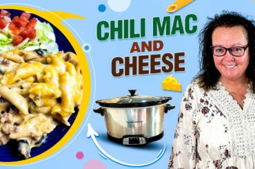 WHAT'S FOR DINNER TONIGHT | SLOW COOKER CHILI MAC AND CHEESE