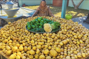 Honey Chilli Potato Prepared By Granny | Street Food | Potato Chilli | Potato Recipes