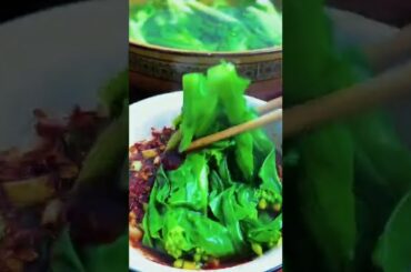 Vegetarian dipped in firewood paste with chili noodles is so fragrant! Handmade Firewood Paste Chili