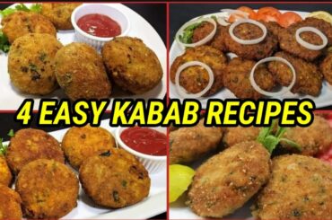4 Easy Kabab Recipes | Ramadan Special Recipes By Pakistani Mom In USA