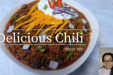homemade  Chili recipe, homemade chili