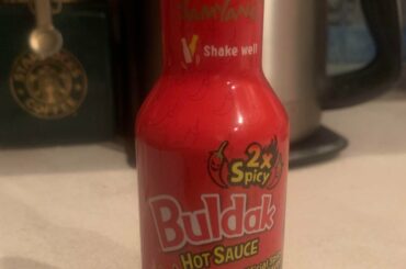 Very spicy and versatile Korean sauce. I always have a bottle in the fridge now. Wasn’t aware of its existence until about a year ago and I figured people might want to know.