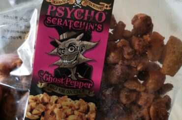 delicious, hot pork scratchings
