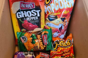Belgium doesn't really do spicy. Luckily my American spicy snack care package just arrived!