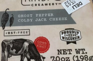 Kindred Ghost Pepper Colby Jack. Perfect ammount of spice.