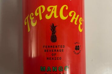 Mango Chili Tepache (fermented pineapple drink) - really tasty, but not very spicy