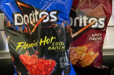 Got me some spicy snacks for tonight! Never had these Doritos spicy before.