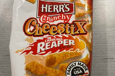 First time finding and trying these in the UK. Really surprised by the heat. Both these and the Herr’s Cheese curls are delicious.