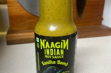 Brother-in-law picked this up at the Indian store for me. Highly recommend for a spicy curry-like flavor