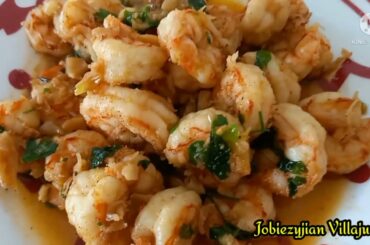 Spicy Buttered Garlic Shrimp||Jobiezyjian Villajuan
