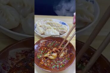 villagers eat dumplings at noon, dip in our paste chili sauce water, it's so fragrant! Have somethin