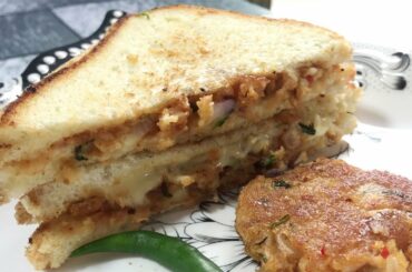 Aloo Tikki Bread Recipe | Potato Cheese Sandwich | Aloo Cheese Sandwich Recipe By Salt Chili