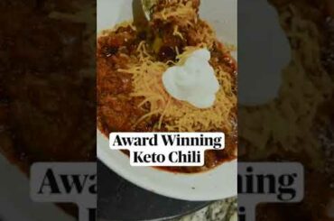 Tasteful Keto Chili Recipe. #shorts