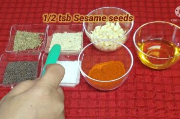 Garlic and red chili chatani