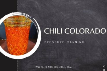 Chili Colorado // Pressure Canning