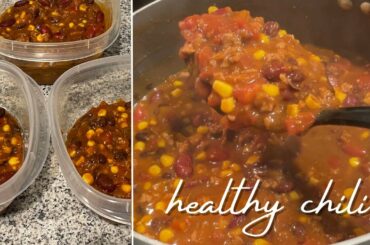 Easy, Healthy Turkey Chili | MEAL-PREP Ideas
