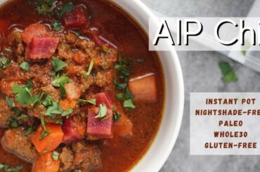 AIP CHili (Instant Pot, Nightshade-Free, Paloe, Whole30)