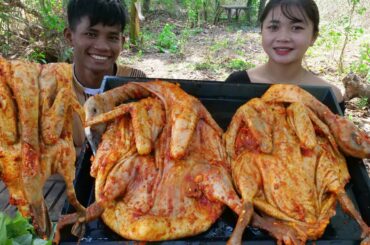 Today Yummy Make Grilled Duck Chili Srok Sre Recipe.