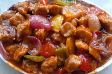 Soyabean Chili Recipe| Tasty Soya Chunks Recipe by Soumi| Chilli Soya recipe|#soyachunks