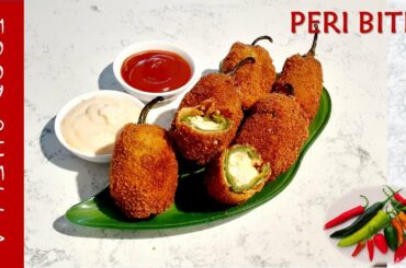 Peri Bites Recipe | Chili Bites Recipe | Nando's Peri Peri Bites | Stuffed Chillies Recipe at Home