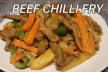 Beef Chili Fry Recipe # Goan Beef Chilli Fry#