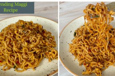 Trending Chilli Oil Schezwan Maggi | Trending Korean Noodles |Best Maggi Recipe | Viral Maggi Recipe