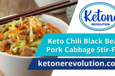 Keto Chili Black Bean Pork Cabbage Stir Fry