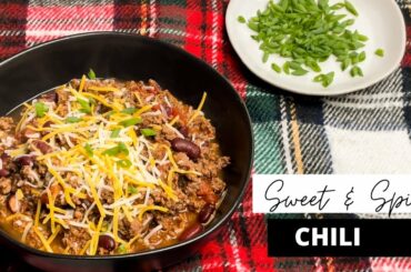 SWEET AND SPICY BEEF CHILI RECIPE