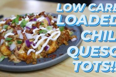Loaded Chili Queso Tots | Coupal VS Cravings