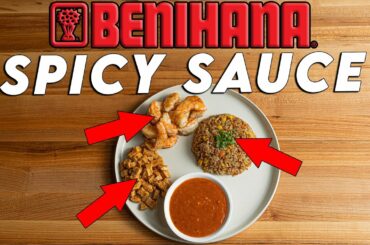 Benihana Spicy Sauce - THE CORRECT RECIPE! (Hibachi At Home)