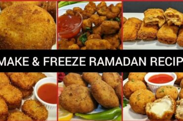 6 Make & Freeze Iftar Recipes || Ramadan Special Recipes By Pakistani Mom In USA