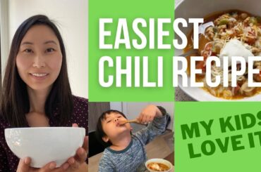 The Easiest Chili Recipe (With Hidden Veggies) - Just Throw Stuff In!