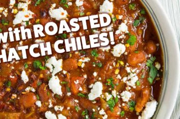 Spicy Pork Chili with Hatch Chiles