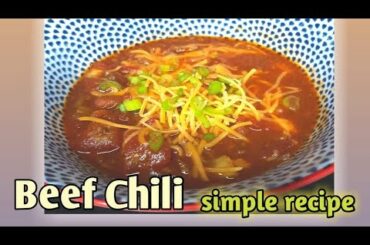 Easy Beef Chili Recipe | Resep Chili Daging Sapi