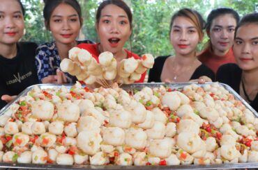 Yummy cooking fish meatball stir-fry with chili recipe - Fish meatball recipe